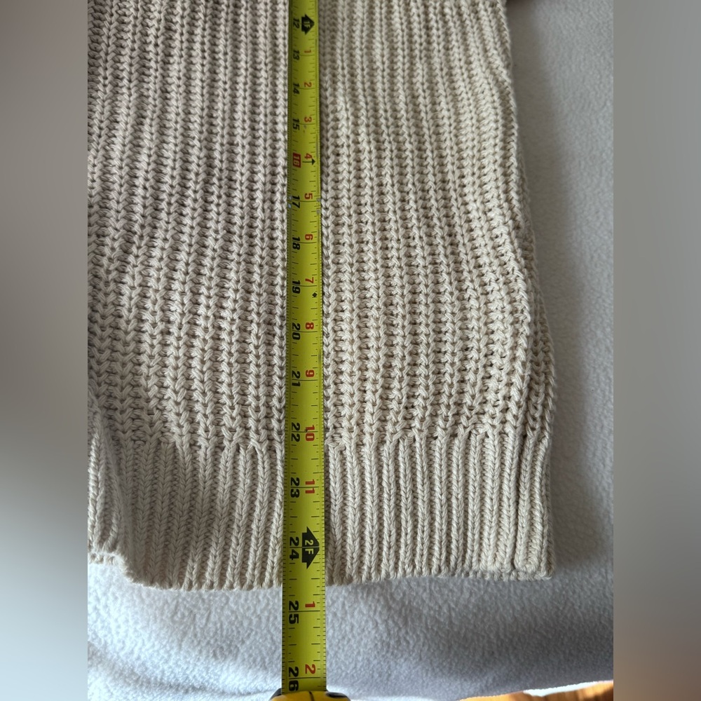 Garnet Hill Linen Organic Cotton Maren Cardigan Sweater Size Large - Picture 13 of 13